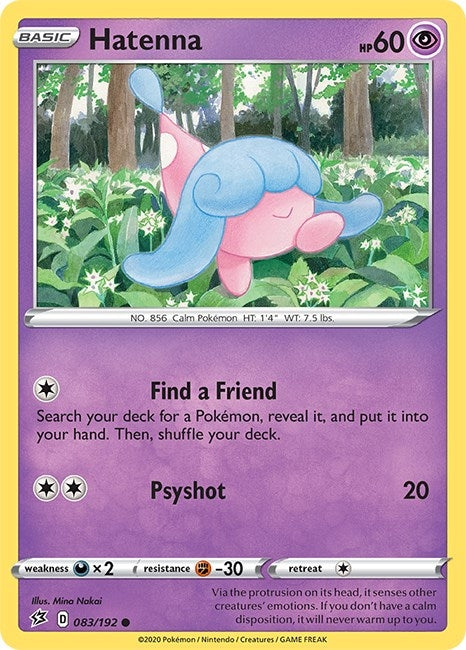 Image for Hatenna (083/192) [SWSH02: Rebel Clash] - Pokemon