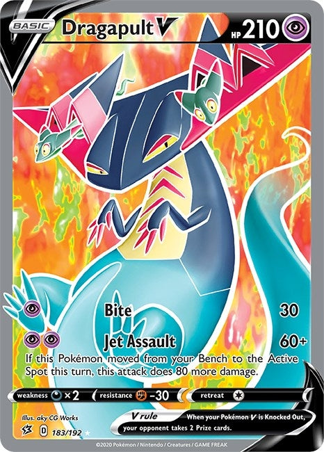 Dragapult V (Full Art) (183/192) [SWSH02: Rebel Clash]