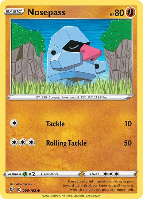 Image for Nosepass (096/192) [SWSH02: Rebel Clash] - Pokemon