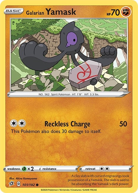 Image for Galarian Yamask (101/192) [SWSH02: Rebel Clash] - Pokemon
