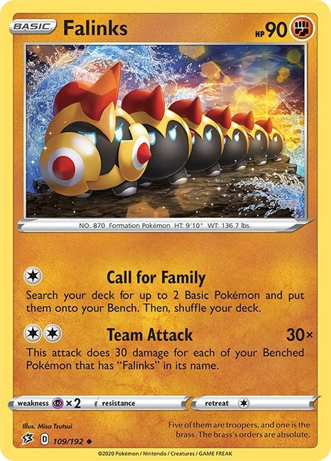 Image for Falinks (109/192) [SWSH02: Rebel Clash] - Pokemon