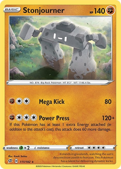 Image for Stonjourner (111/192) [SWSH02: Rebel Clash] - Pokemon