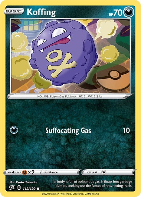 Image for Koffing (112/192) [SWSH02: Rebel Clash] - Pokemon