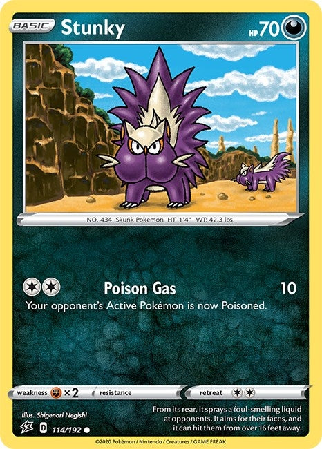 Image for Stunky (114/192) [SWSH02: Rebel Clash] - Pokemon