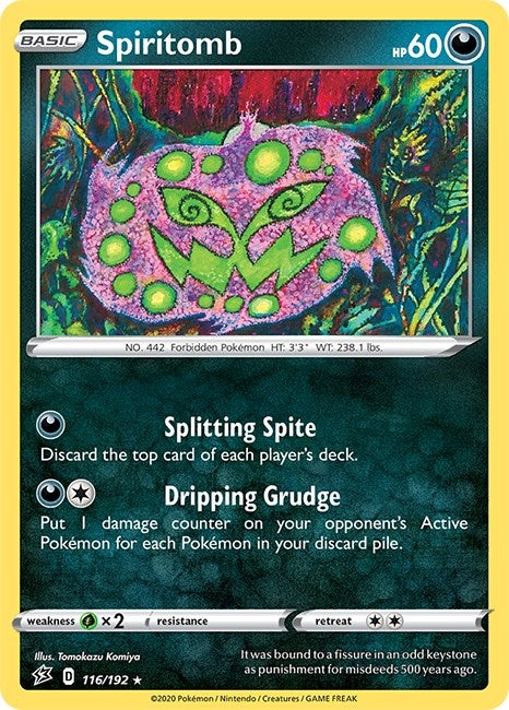 Image for Spiritomb (116/192) [SWSH02: Rebel Clash] - Pokemon