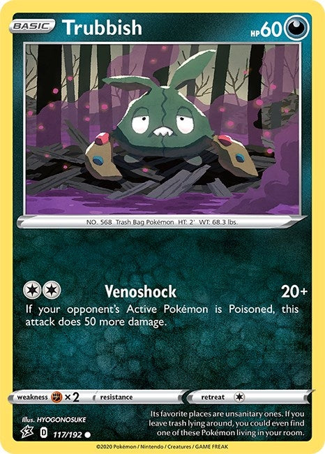 Trubbish (117/192) [SWSH02: Rebel Clash]