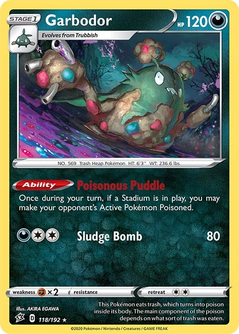 Image for Garbodor (118/192) [SWSH02: Rebel Clash] - Pokemon