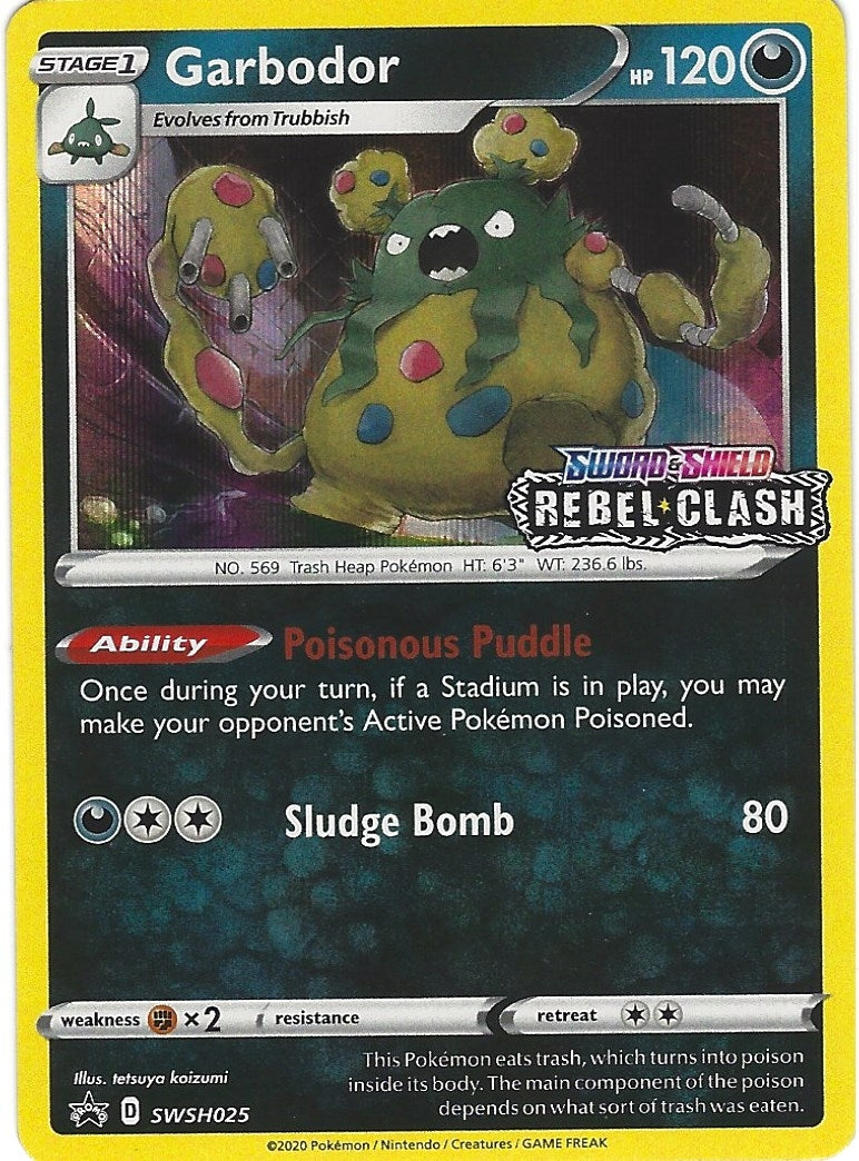Image for Garbodor - SWSH025 (Prerelease) (SWSH025) [SWSH: Sword & Shield Promo Cards] - Pokemon