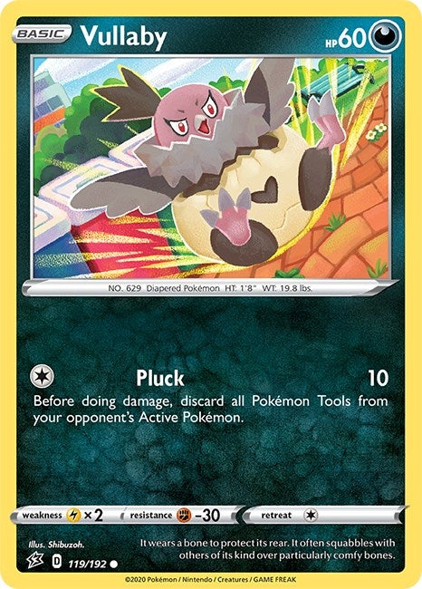 Image for Vullaby (119/192) [SWSH02: Rebel Clash] - Pokemon