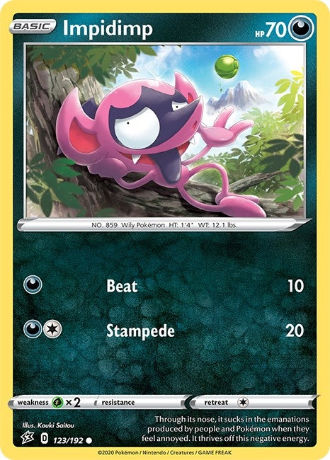 Image for Impidimp (123/192) [SWSH02: Rebel Clash] - Pokemon