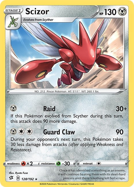 Image for Scizor (128/192) [SWSH02: Rebel Clash] - Pokemon