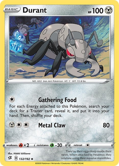 Image for Durant (132/192) [SWSH02: Rebel Clash] - Pokemon