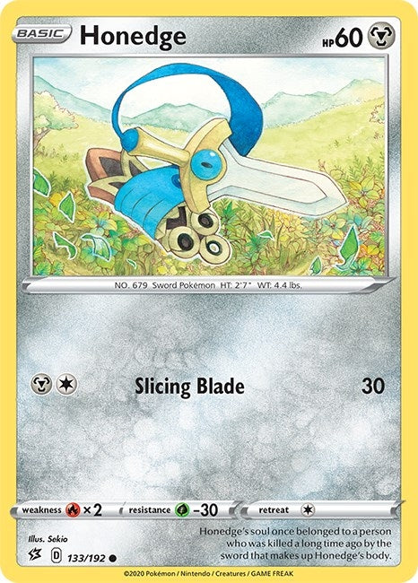 Image for Honedge (133/192) [SWSH02: Rebel Clash] - Pokemon