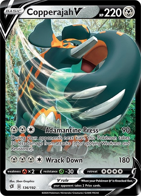 Copperajah V (136/192) [SWSH02: Rebel Clash]