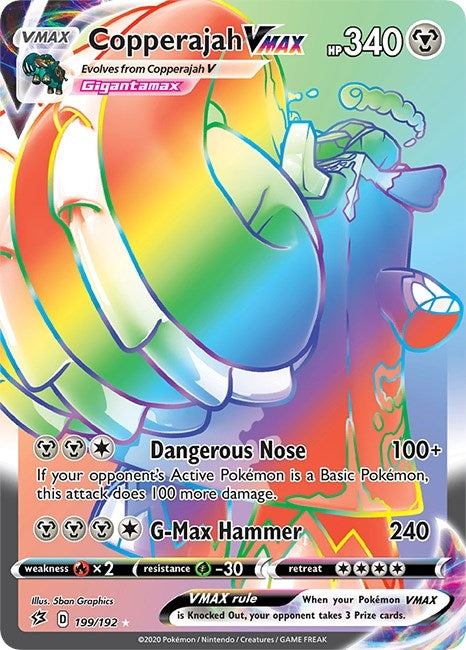 Image for Copperajah VMAX (Secret) (199/192) [SWSH02: Rebel Clash] - Pokemon