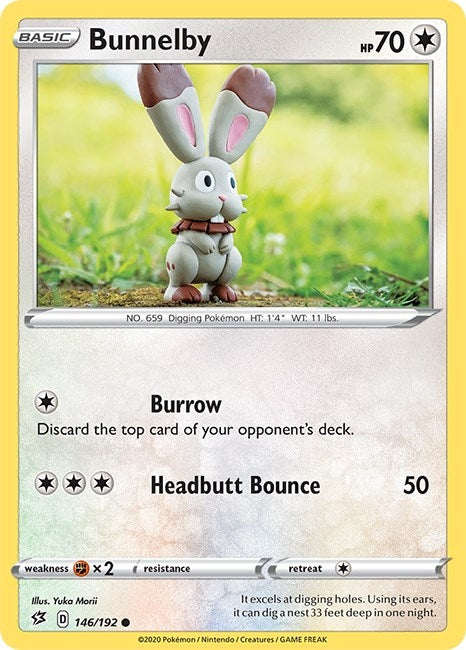 Image for Bunnelby (146/192) [SWSH02: Rebel Clash] - Pokemon