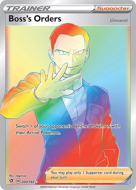 Image for Boss's Orders (Secret) (200/192) [SWSH02: Rebel Clash] - Pokemon