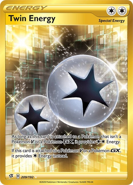 Image for Twin Energy (Secret) (209/192) [SWSH02: Rebel Clash] - Pokemon