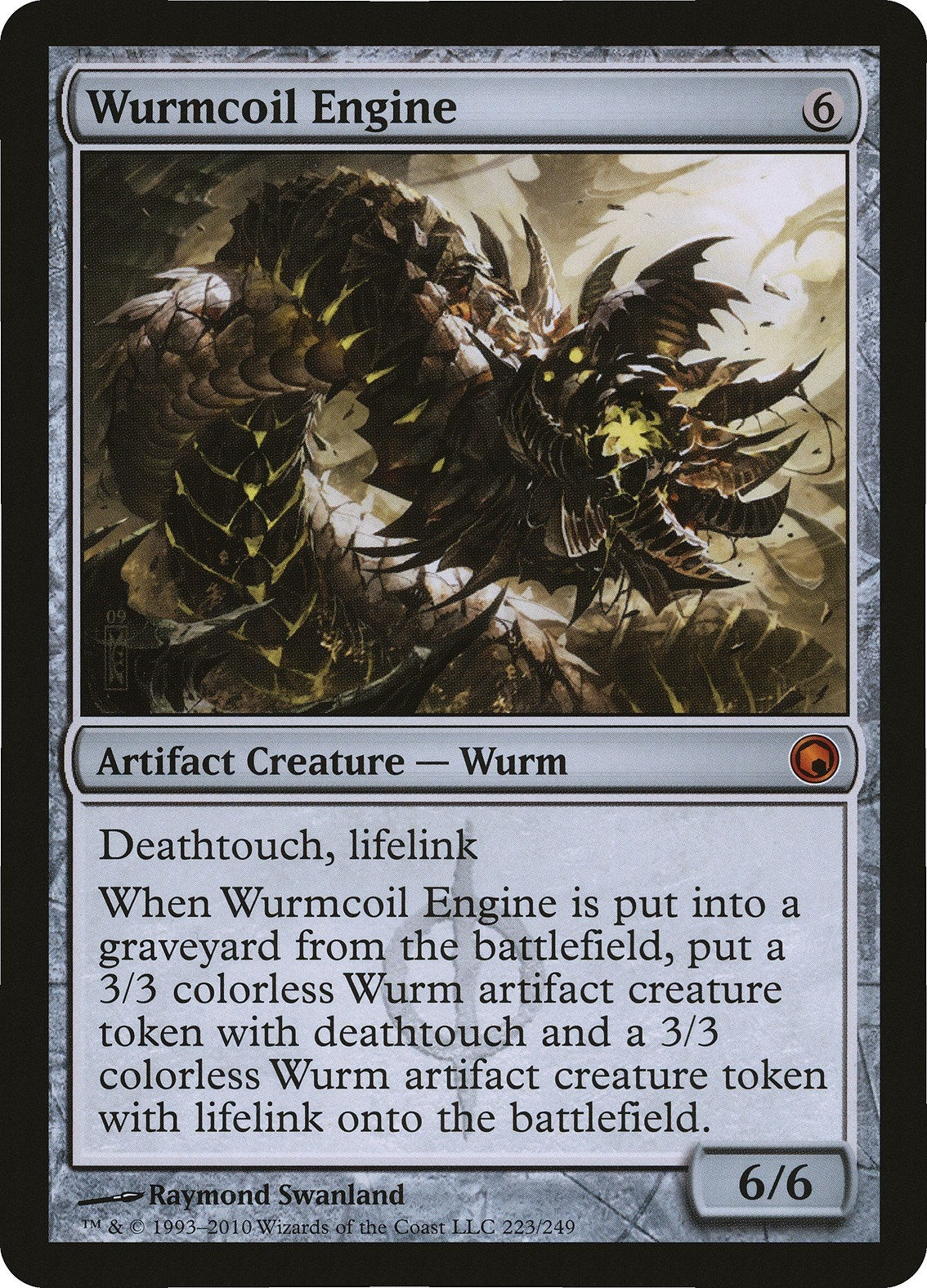 Image for Wurmcoil Engine (Scars of Mirrodin) (223) [Oversize Cards] - Magic: The Gathering