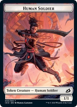 Image for Human Soldier Token (003) (3) [Ikoria: Lair of Behemoths] - Magic: The Gathering