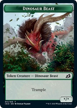 Image for Dinosaur Beast Token (11) [Ikoria: Lair of Behemoths] - Magic: The Gathering