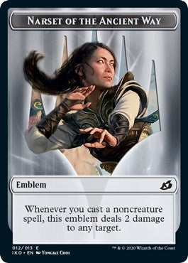 Image for Emblem - Narset of the Ancient Way (12) [Ikoria: Lair of Behemoths] - Magic: The Gathering