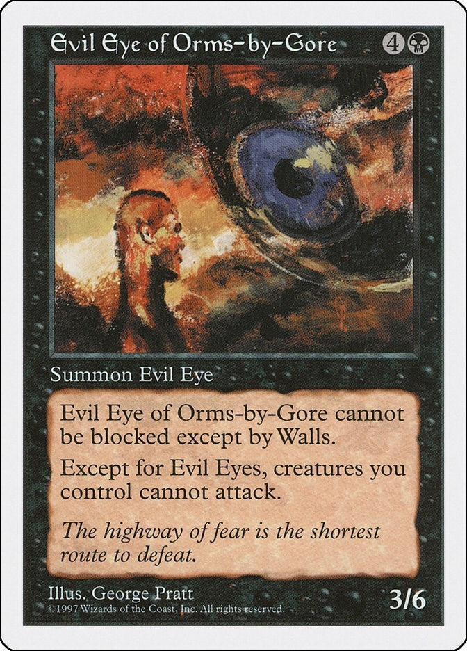Image for Evil Eye of Orms-by-Gore [Fifth Edition] - Magic: The Gathering