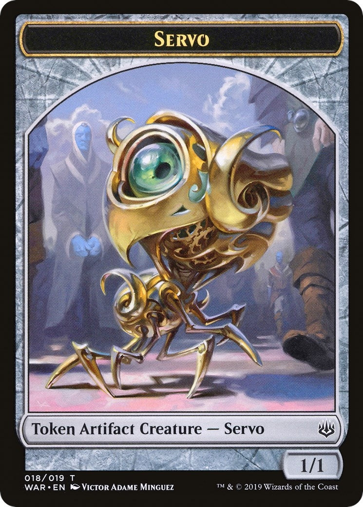 Image for Servo // Wizard Double-Sided Token (Challenger 2020) (18 // 5) [Unique and Miscellaneous Promos] - Magic: The Gathering