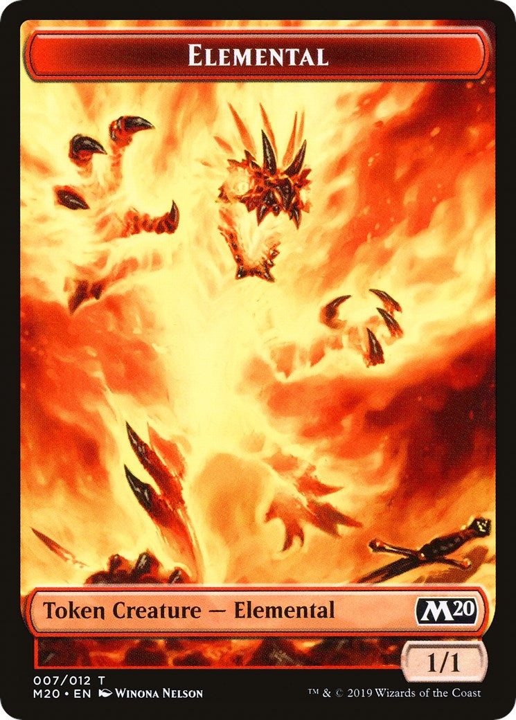 Elemental // Satyr Double-Sided Token (Challenger 2020) (7 // 9) [Unique and Miscellaneous Promos Tokens]