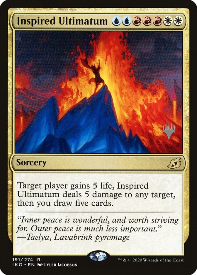 Image for Inspired Ultimatum (191) [Ikoria] - Magic: The Gathering
