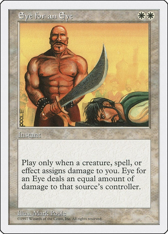 Image for Eye for an Eye [Fifth Edition] - Magic: The Gathering
