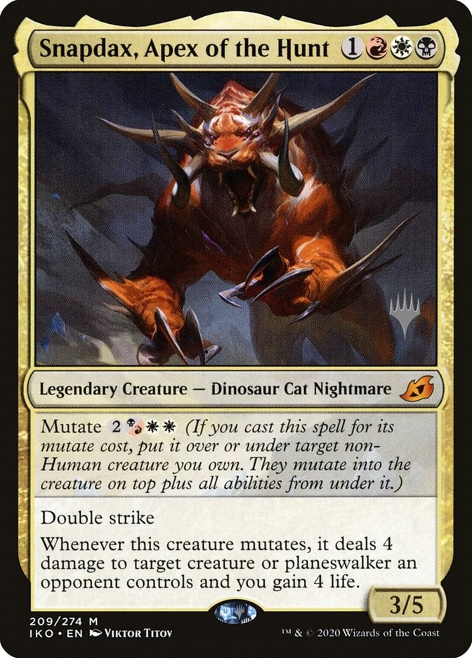 Image for Snapdax, Apex of the Hunt (209) [Ikoria] - Magic: The Gathering