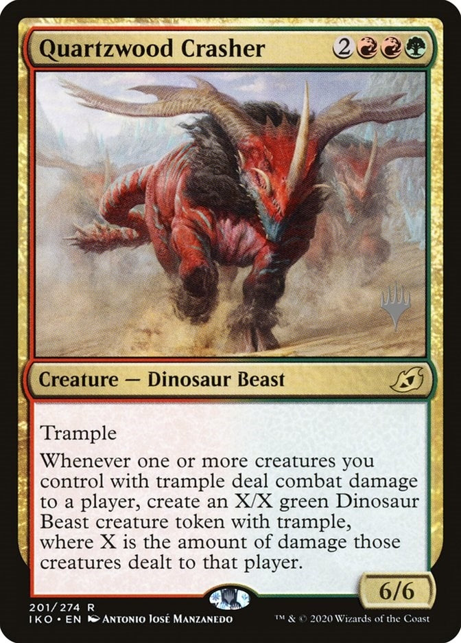 Image for Quartzwood Crasher (201) [Ikoria] - Magic: The Gathering