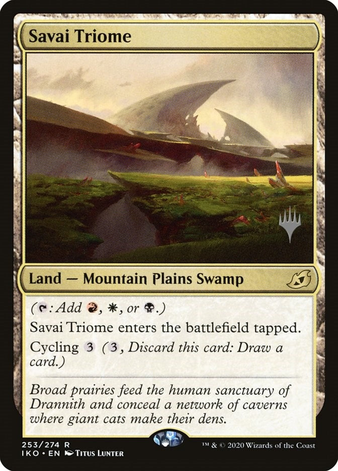 Image for Savai Triome (253) [Ikoria] - Magic: The Gathering
