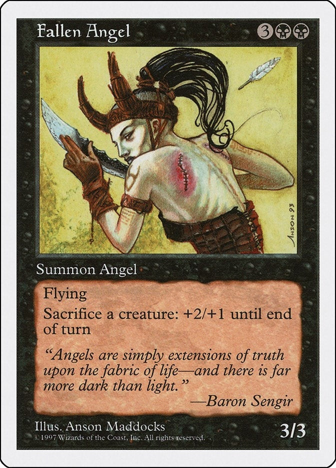 Image for Fallen Angel [Fifth Edition] - Magic: The Gathering