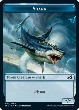 Image for Shark // Human Soldier (005) Double-Sided Token (7 // 5) [Ikoria: Lair of Behemoths] - Magic: The Gathering