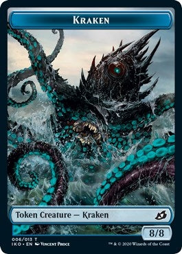 Image for Kraken // Human Soldier (004) Double-Sided Token (6 // 4) [Ikoria: Lair of Behemoths] - Magic: The Gathering