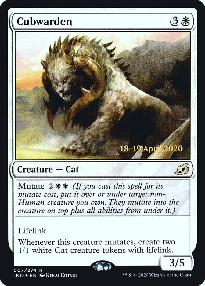 Image for Cubwarden (7) [Prerelease Cards] - Magic: The Gathering