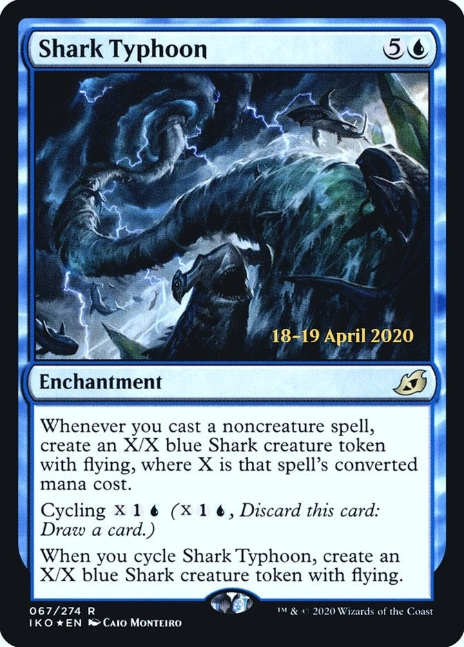 Image for Shark Typhoon (67) [Prerelease Cards] - Magic: The Gathering