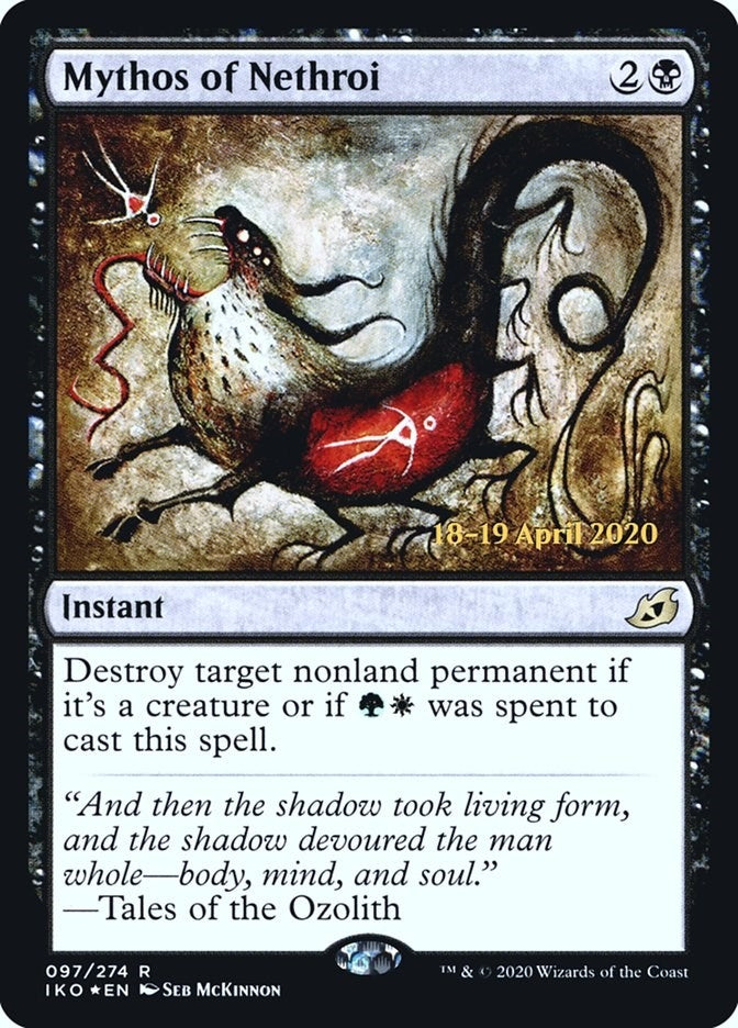 Image for Mythos of Nethroi (97) [Prerelease Cards] - Magic: The Gathering