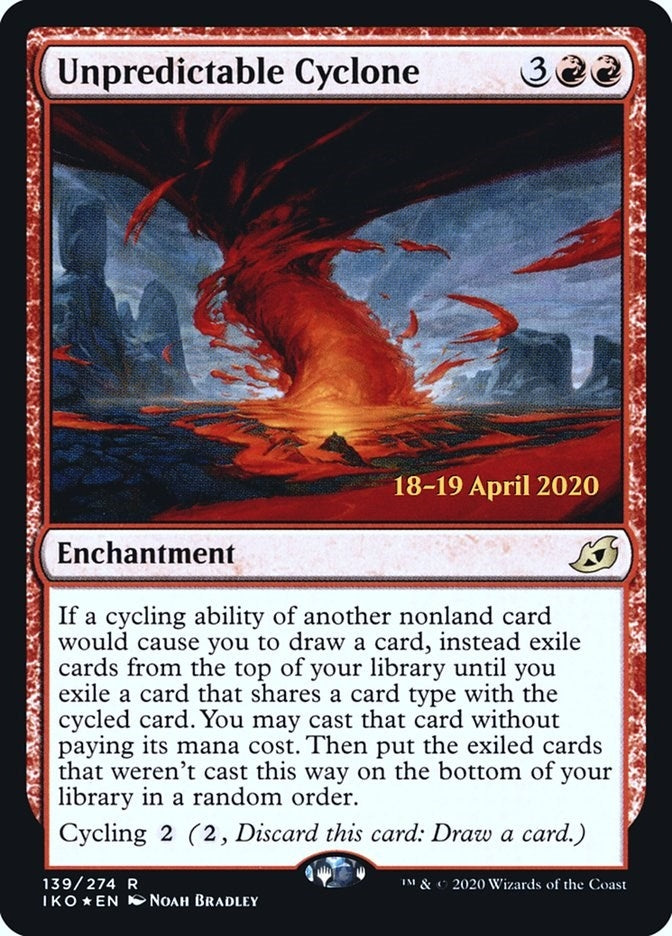 Image for Unpredictable Cyclone (139) [Prerelease Cards] - Magic: The Gathering