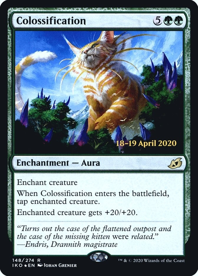 Image for Colossification (148) [Prerelease Cards] - Magic: The Gathering