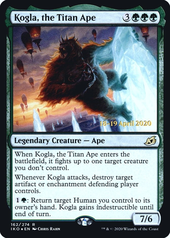 Image for Kogla, the Titan Ape (162) [Prerelease Cards] - Magic: The Gathering