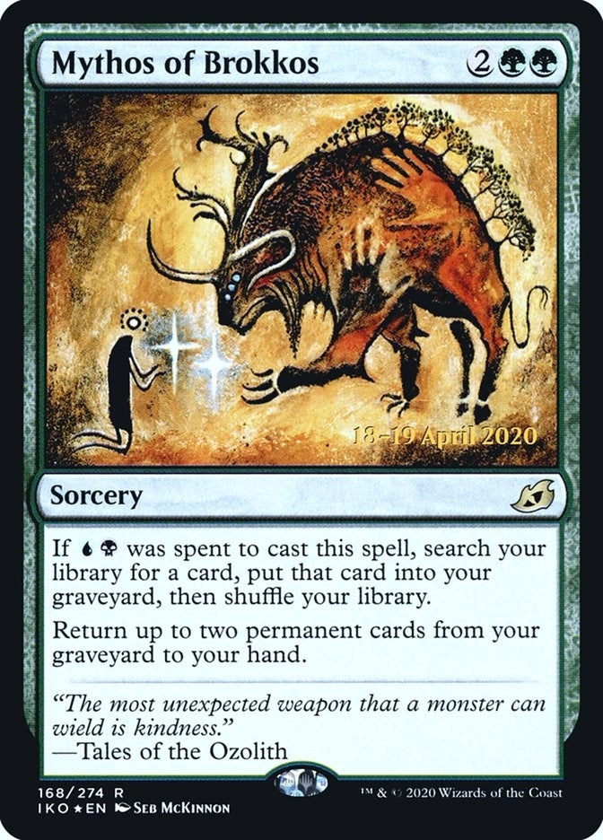 Image for Mythos of Brokkos (168) [Prerelease Cards] - Magic: The Gathering