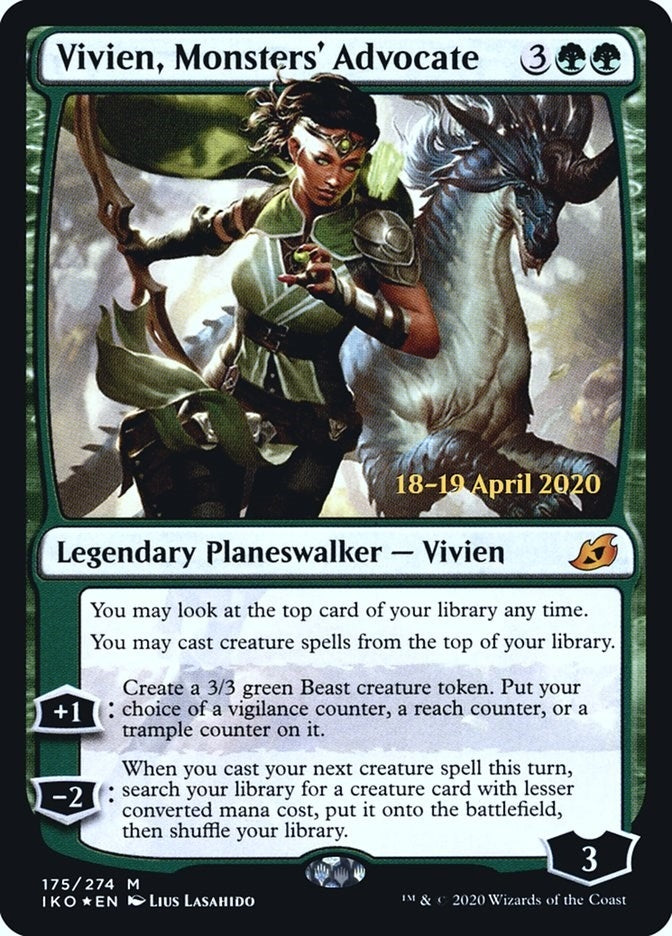 Image for Vivien, Monsters' Advocate (175) [Prerelease Cards] - Magic: The Gathering