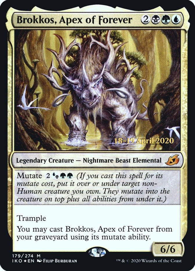 Image for Brokkos, Apex of Forever (179) [Prerelease Cards] - Magic: The Gathering