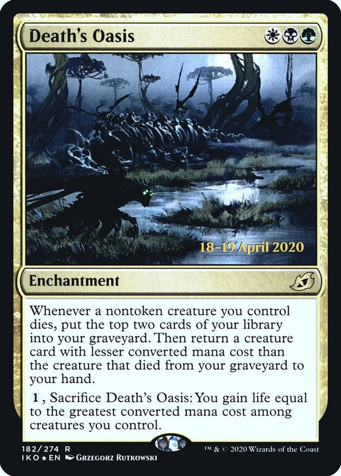 Image for Death's Oasis (182) [Prerelease Cards] - Magic: The Gathering