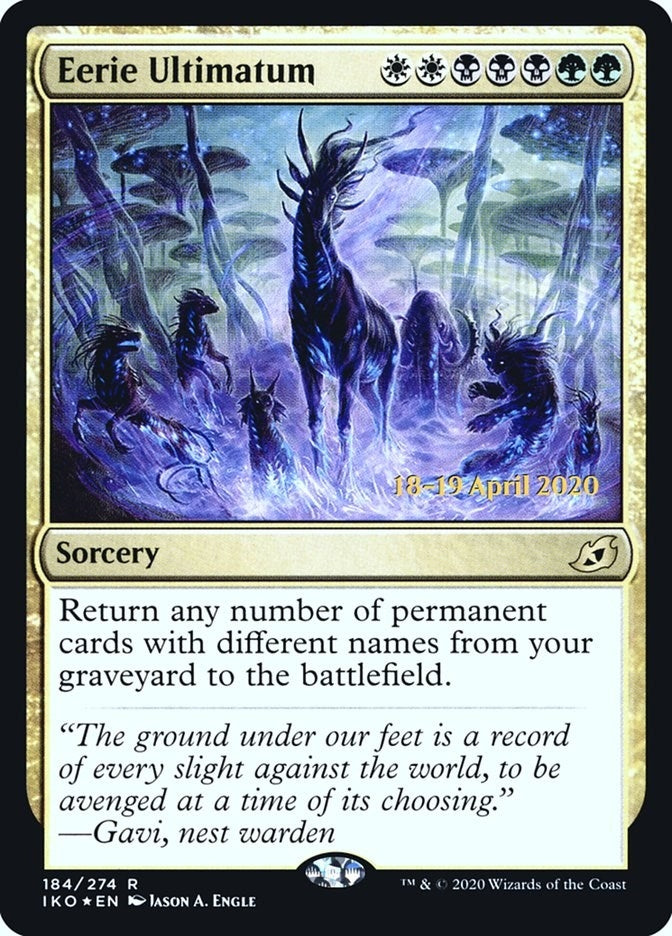 Eerie Ultimatum (184) [Prerelease Cards]