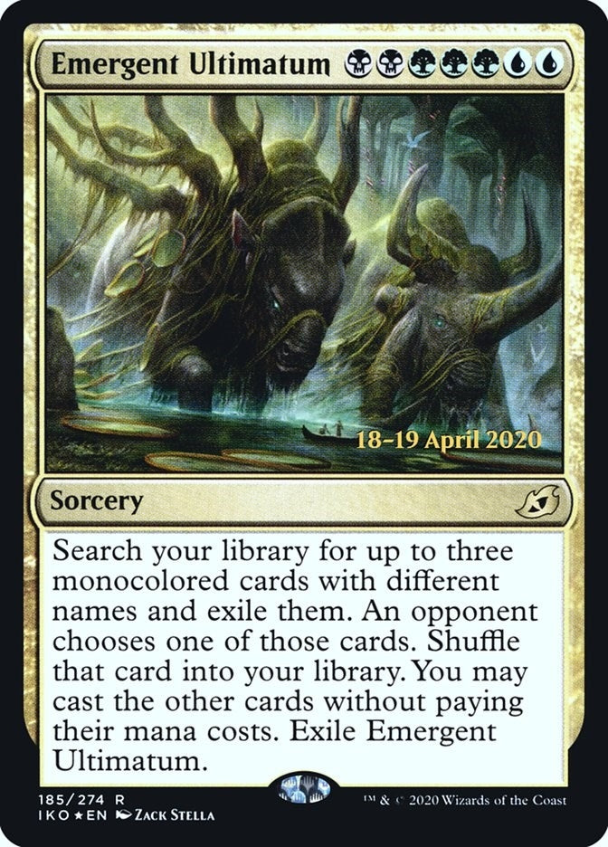 Image for Emergent Ultimatum (185) [Prerelease Cards] - Magic: The Gathering