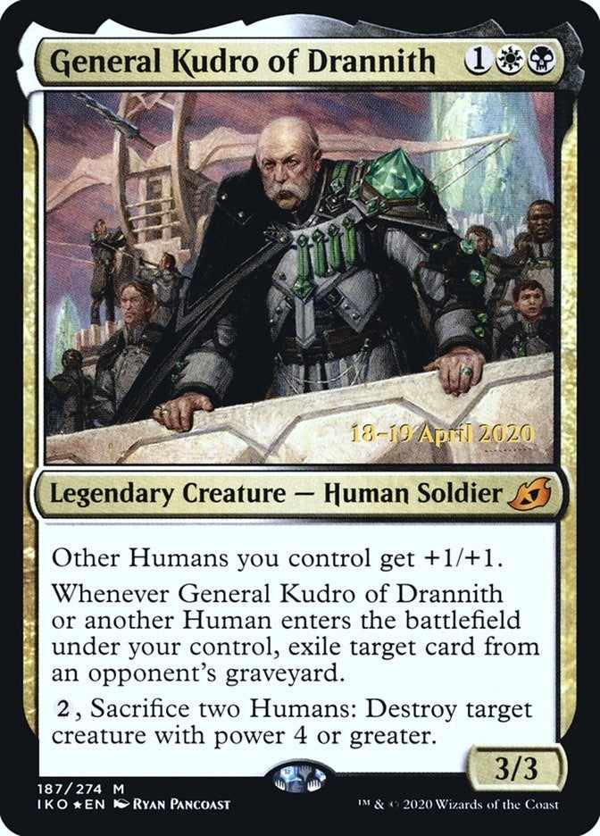 Image for General Kudro of Drannith (187) [Prerelease Cards] - Magic: The Gathering